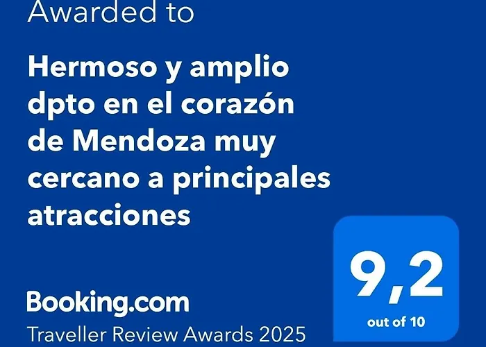 Hermoso Y Amplio Dpto En El Corazon De Mendoza Muy Cercano A Principales Atracciones