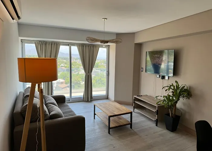 Depto Con Vista Increible A La Ciudad Y Cordillera , Con Balcon