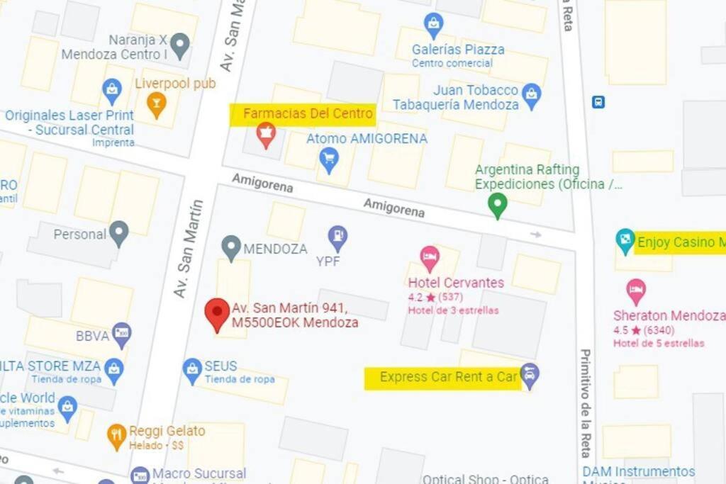 Hermoso Y Comodo Dpto. Microcentro Mza C/ Cochera Mendoza