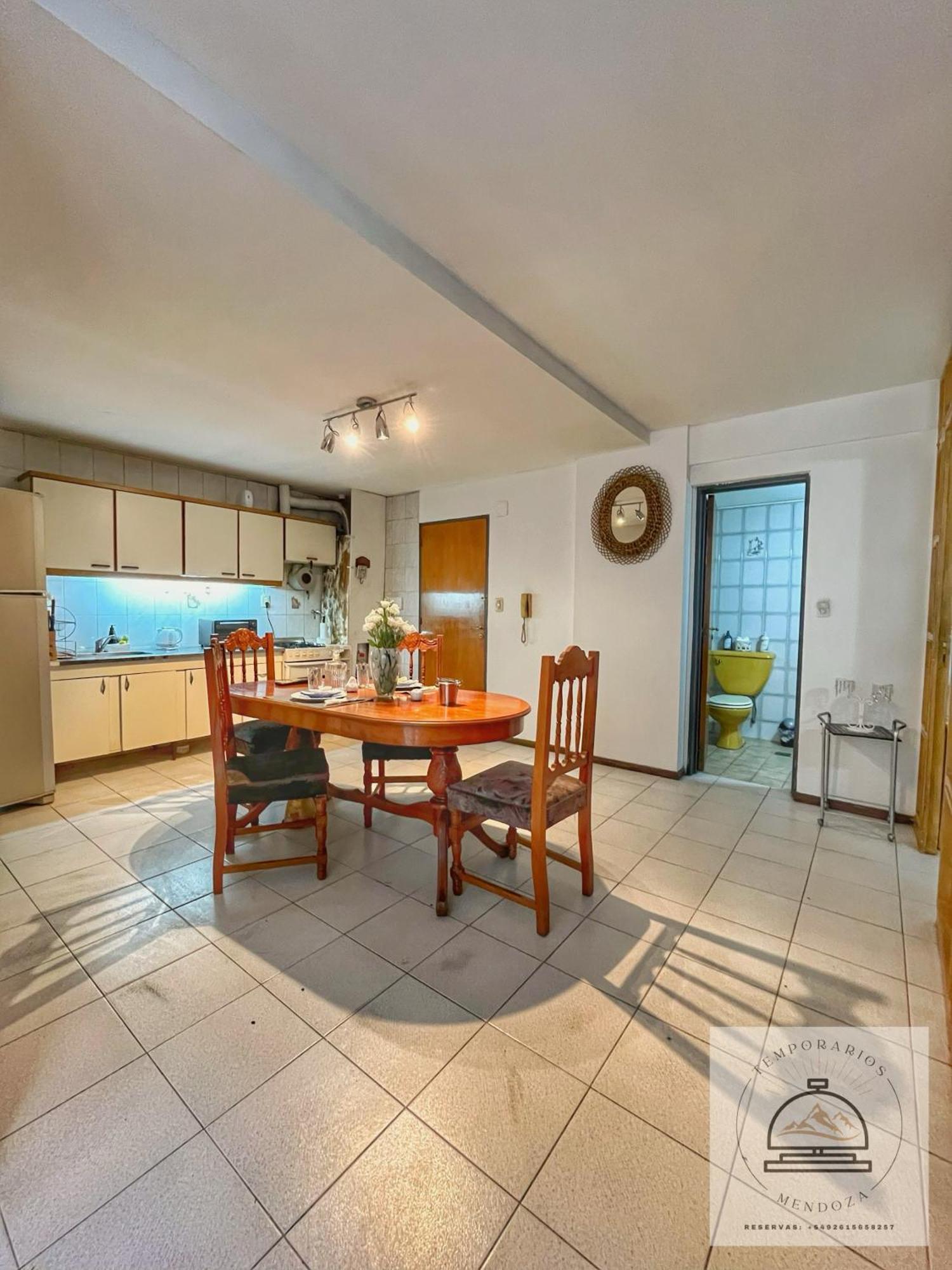 Apartamento Departamento Centrico Con Terraza Plaza Independencia Mendoza